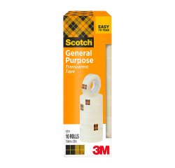 Scotch 508 transparent adhesive tape - Width 15 mm x length 33 m - Pack of 10