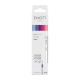 En_poch 5 stylos feutres emott floral