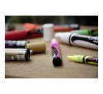 Marqueur craie liquide chalk Uni-Ball pointe ogive 1,8 à 2,5 mm