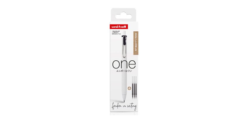 Roller pen Uni Ball One inklikbaar punt 0,7 mm - medium schrift