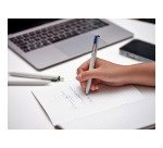 Stylo roller Uni Ball One rétractable pointe 0,7 mm - écriture moyenne