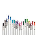 Bolígrafo roller Uni Ball One escritura media - Paquete de 5 colores divertidos