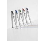 Stylo roller Uni Ball One écriture moyenne - Pochette de 5 couleurs classiques