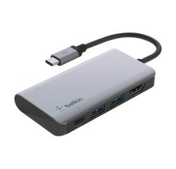 Hub 4 en 1 USB C multiport Belkin usb-a x2 / usb-pd / HDMI