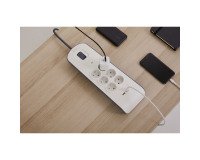 Regleta protectora contra sobretensiones 6 tomas BSV604 USB x 2  de 2,4 A Belkin
