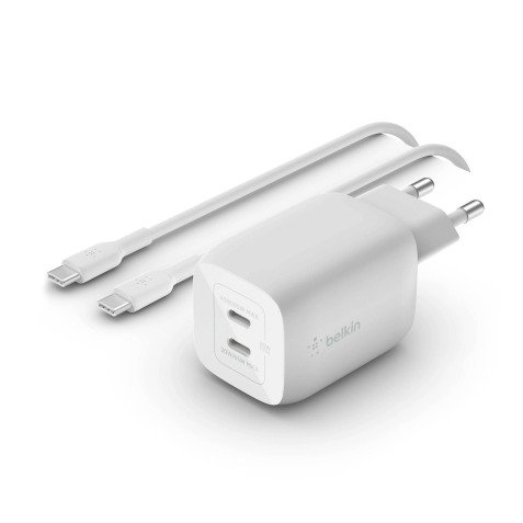 Netwerkadapter dubbele poort USB-C® GaN met PPS 65 W