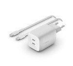 Belkin chageur secteur double port USB-C 65 W + câble USB-C vers USB-C