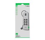 Belkin Multiprise parafoudre 6 prises BSV604 avec 2 ports USB 2,4 A