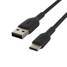 Câble USB C vers USB A noir boost charge 1 m Belkin