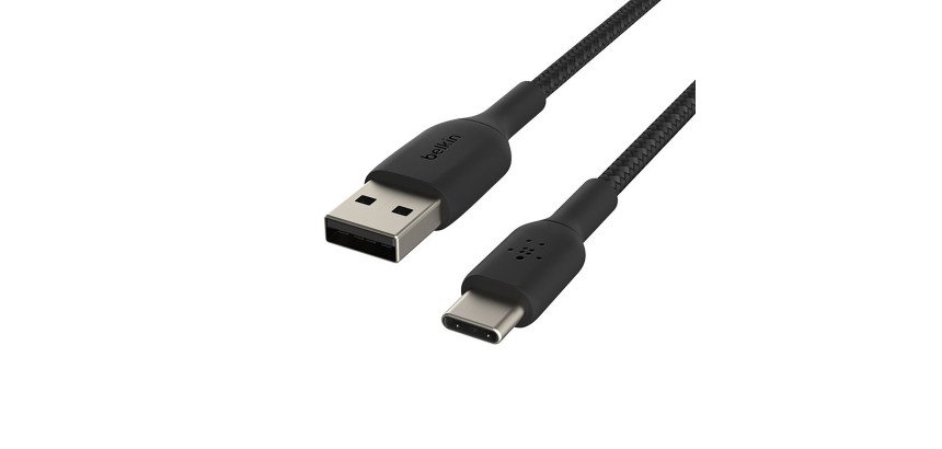 Câble USB C vers USB A noir boost charge 1 m Belkin