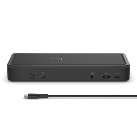 Dock station estación de acoplamiento USB-C de 14 puertos de Belkin (HDMI / DisplayPort / USB-C / A / Ethernet)