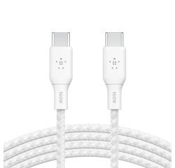 Cable USB C a USB C 100 W - 2 m blanco Belkin