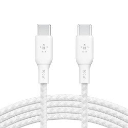 De_cable usb c  usb c 2m blanc belkin