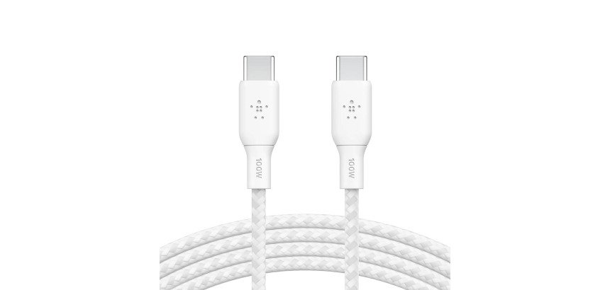 Belkin Câble USB C vers USB C 100 W - 2 m blanc
