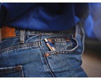 Stylo roller Uni Ball One rétractable pointe 0,7 mm - écriture moyenne