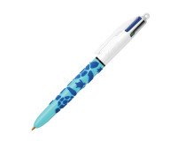 Ballpoint pen Bic 4 colors Velvet retractable 1 mm tip - medium writing