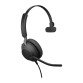 Auricular con cable Jabra Evolve2 40 SE UC monoaural