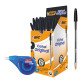 Special Pack Penne a sfera Bic Cristal colore nero 50 pezzi + 1 correttore Easy correct compreso nel prezzo