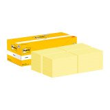 Pack 18 notes repositionnables jaune Post-it 127 x 76 mm - bloc de 100 feuilles+ 6 offertes