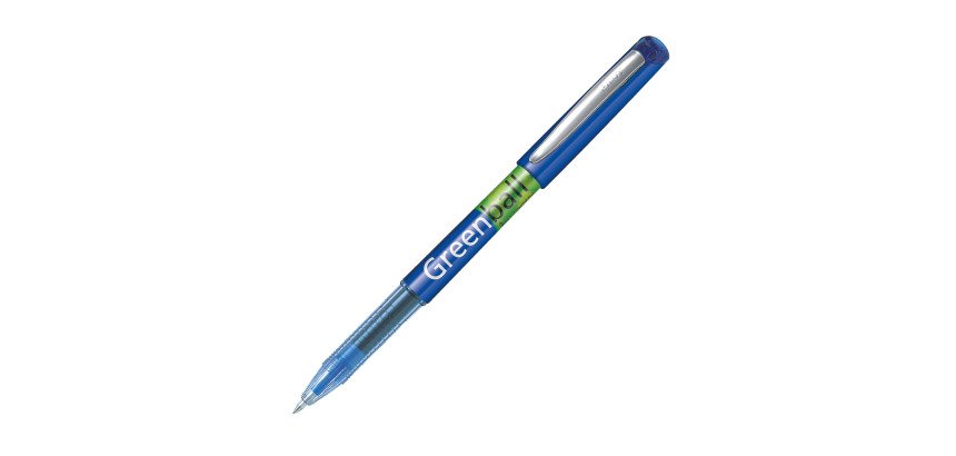Rollerball pen Pilot Greenball with cap medium point  0.7 mm tip - medium point