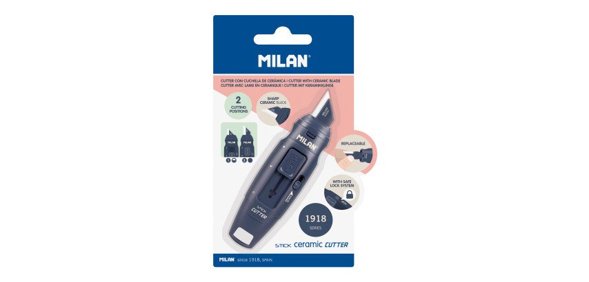 Cúter de hoja cerámica Stick serie 1918 MILAN