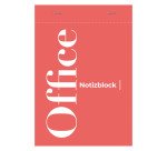 Bloc de bureau Office agrafé en-tête A5 50 feuilles petits carreaux 70 g