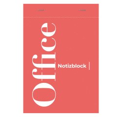 Notepad Office stapled on top A5 50 sheets with small squares 70 g