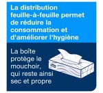 Tork Mouchoirs doux blancs F1, Premium, 2 plis, 100 feuilles