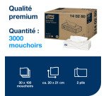 Tork Mouchoirs doux blancs F1, Premium, 2 plis, 100 feuilles