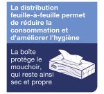 Tork Mouchoirs doux blancs F1, Premium, 2 plis, 100 feuilles