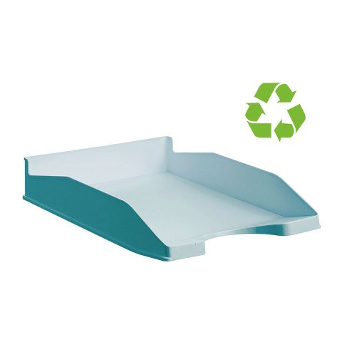 Bandeja de correo Archivo 2000 Ecogreen 100% reciclada Azul pastel