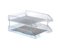 Bandeja sobremesa archivo 2000 plástico transparente 715 cristal 340x260x60 mm