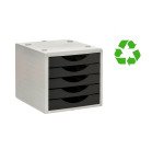 Módulo 5 Cajones Archivotec Ecogreen de Archivo 2000 100% reciclado