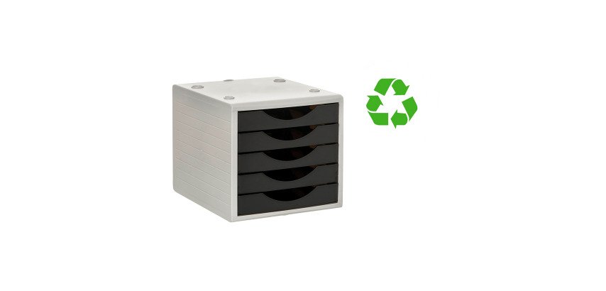 Módulo 5 Cajones Archivotec Ecogreen de Archivo 2000 100% reciclado