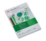 Paquete de 100 fundas de plastificación térmica GBC A4, 2 x 125 µ, brillante