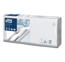 Servilletas LunchNap blancas Tork 33 x 33 cm - pack de 200