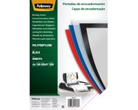 Cubiertas para encuadernar Polipropileno 500 micras A4 negro Fellowes - Paquete de 100