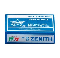 Punti metallici Zenith 130E 6/4 confezione da 10.000 pezzi