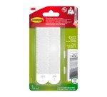 Languettes adhésifs large 3M Command™ 9kg pour tableaux - Blister de 4 x 2