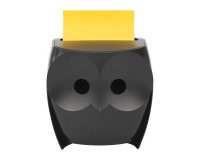 Dispensador de Z-notes reposicionables búho negro Post-it