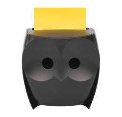 Dispensador de Z-notes reposicionables búho negro Post-it
