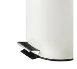 Poubelle métal à pédale ronde, 3 litres