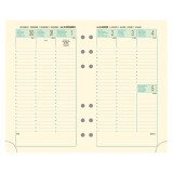 Recharge Exatime 17 Etroit - Semainier Janvier à Décembre 2026