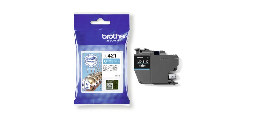 Cartridge Brother LC421Y separate colours for inkjet printer