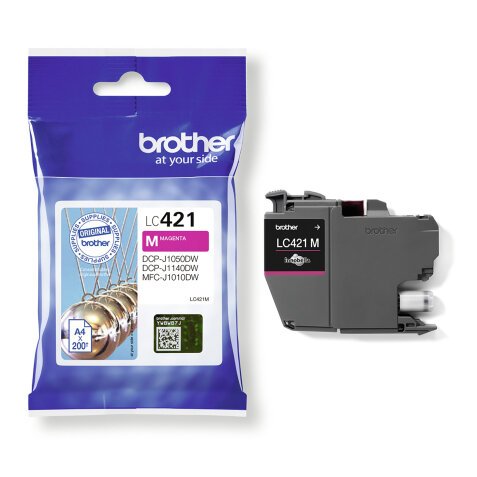 Cartridge Brother LC421Y separate colours for inkjet printer
