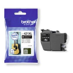 Cartridge Brother LC421XL zwart voor inkjetprinter