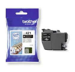 Brother cartouche LC421 noire pour imprimante jet d'encre