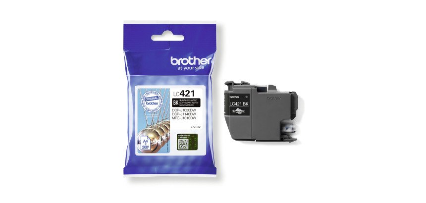 Brother cartouche LC421 noire pour imprimante jet d'encre