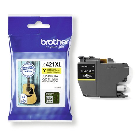 Brother LC421XLY cartucho original amarillo alta capacidad