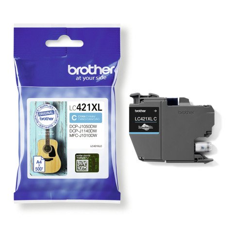 Brother LC421XLC cartucho original cian alta capacidad